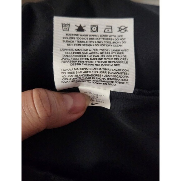 Nike Golf Pants Mens 35‎ x 32 Black Flat Front Dri-Fit Polyester - Picture 6 of 9